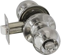 Ручка защелка кноб НОРА-М Isparus ЗШ-03  ISPARUS поворотная для межкомнатных дверей - Хром 16797