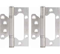 Петля дверная  НОРА-М Isparus 800-4'' (100*74*2,5мм)  ISPARUS- матовый никель(2шт/уп) 17110