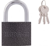 Замок навесной НОРА-М ЗН-800 -60мм черный/чугун 16811