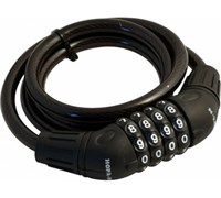 Замок-трос велосипедный НОРА-М №21 - Черный - 8х1000 мм 13906