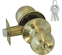 Ручка защелка кноб НОРА-М Isparus ЗШ-01 ISPARUS поворотная для межкомнатных дверей - мат.золото.ключ 16787