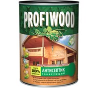 Антисептик PROFIWOOD 2 в 1 тонирующий атмосферостойкий алкидный тик 2.1 кг/2.5л(6шт) 63864