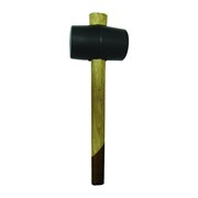 Киянка   50мм резиновая с деревянной ручкой 250гр БИБЕР (12шт/уп) 85391