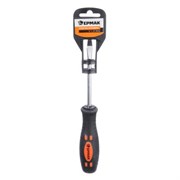 Отвертка SL   6,0х100мм шлицевая с прорезиновой рукояткой ЕРМАК(-) 651-099
