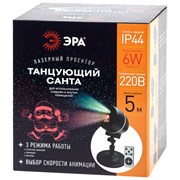 ENIOP-06 ЭРА Проектор Laser Танцующий Санта, IP44, 220В Б0047977