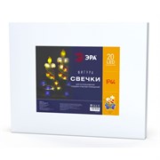 Светодиодная новогодняя фигура ЭРА ENIOF - 09  LED Свечки, 220V, IP44 Б0041939