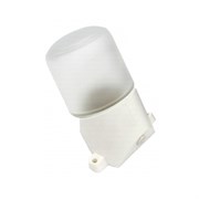 Светильник ЭРА НББ 01-60-002 для бани пластик/стеклонаклонныйIP65E27max60Вт158х116х85белый Под заказ Б0048407