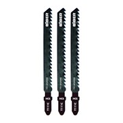 Пилки для эл. лобзика по дереву  74х3мм БИБЕР быстр..рез Т111С (3шт/уп)    85276