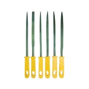 Набор надфилей 160мм БИБЕР с пластиковой ручкой Мастер (6шт/уп) 85315