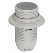 Патрон ЭРА Е14 с кольцом пластик белый (BOX50) Б0043746 Б0043746