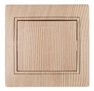 1-101-11 Intro Выключатель, 10А-250В, IP20, СУ, Plano, сосна  Б0053728