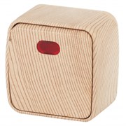 3-102-11 Intro Выключатель с подсветкой, 10А-250В, IP20, ОУ, Polo, сосна  Б0036103