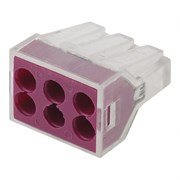 Клемма СМК, серия 106, 6 отверстий, 1.0-2.5мм2 (упак. 50 шт.) NO-222-20  Б0033394