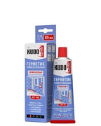 Герметик KUDO KST-100 силиконовый универсальный прозрачный, в тюбике 85 мл (24шт) KST-100b