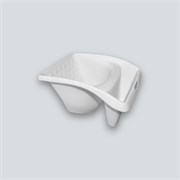 Ковш для краски 1,2л 22х18х12 мм, белый, серия 