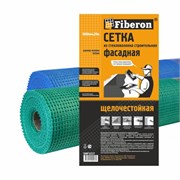 Сетка строительная  1.0м х 20м зеленая ячейка 5х5 фасадная  Fiberon 160гр. (1/9) SMF223T