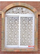 Е0114 D&B 45 см/8 м белые цветы на светло-бежевом  Е0114