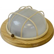 Светильник ЭРА НБО 03-60-012 Кантри дерево/стекло решетка IP54 E27 max 60Вт D220 круг клен Под заказ Б0048415