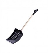 Лопата автомоб.365х280мм,с ручкой МЕТЕЛЬ-АВТО пластмассовая с оц.планкой ,ф32 с д/ч *13349