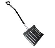 Лопата снеговая  428х375х0,8мм,АРКТИКА-3,оцинкованная с ал/ч и ручкой 12359