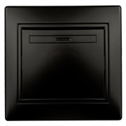 1-101-05 Intro Выключатель, 10А-250В, IP20, СУ, Plano, антрацит Б0053725