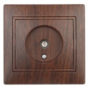 1-301-10  Intro Розетка TV одиночная, IP20, СУ, Plano, венге Под заказ Б0030080