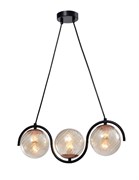 4073-203 Rivoli Подвес Apollo P3 Черный/медь 3хE14 40W (28) Б0047330