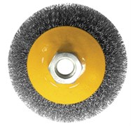 Щетка-крацовка  115мм  М14 дисковая для УШМ (12/120) БИБЕР 70973 70973
