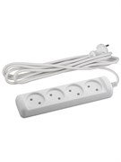 UX(6)-4-5m без заземления 4 розетки 5 м ПВС 2x0,75мм2 6А Удлинитель ЭРА Б0038571