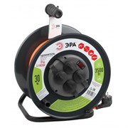 Удлинитель силовой RMx-4es-3x1.5-30m-IP44 на м. катушке c/з 4 гн 30м ПВС 3х1.5 ЭРА  Б0046850