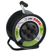 Удлинитель силовой RMx-4es-3x1.5-30m-IP44(KG) на м. катушке c/з 4 гн 30м КГ 3х1.5 ЭРА  Б0046844