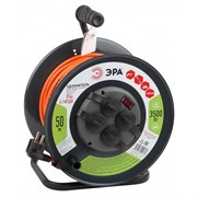 Удлинитель силовой RMx-4es-3x1.5-50m-IP44 на м. катушке c/з 4 гн 50м ПВС 3х1.5 ЭРА  Б0046852