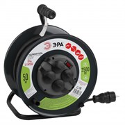 Удлинитель силовой RMx-4es-3x1.5-50m-IP44(KG) на м. катушке c/з 4 гн 50м КГ 3х1.5 ЭРА  Б0046804