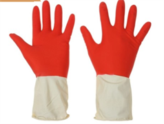 Перчатки хоз. латексные сверхпрочные БИКОЛОР M (белый+ красный) ПОД ЗАКАЗ BICOIRA2
