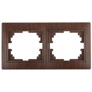 1-502-10 Intro Рамка на 2 поста гор., СУ, Plano, венге Б0030096
