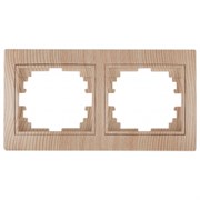 1-502-11 Intro Рамка на 2 поста гор., СУ, Plano, сосна Б0030097