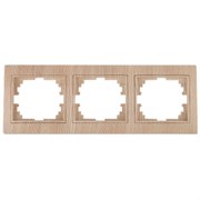 1-503-11 Intro Рамка на 3 поста гор., СУ, Plano, сосна Б0030101