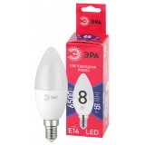 Лампа светодиодная  ЭРА LED smd B35- 8w-865-E14 R 6500К Б0045341