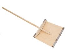 Лопата снеговая  380х380мм,деревянная (фанерная) с д/ч без ручки 02127