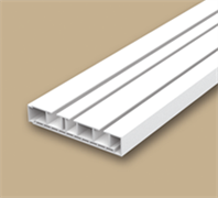 Карниз потолочный для штор ПК 2.8 м  СКОЛОТЫЕ УГЛЫ КП-П2,8 001 БЕЛ*