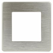 12-5101-04 ЭРА Рамка для розеток и выключателей на 1 пост, Сатин, шампань Б0052502