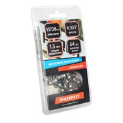 Цепь PATRIOT 21BP-64E, 0,325 1,5 64 звеньев (блистер) 862321564