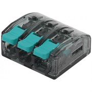 Клемма СМК, серия 413, 3 отверстия, 0,5-4 мм2 (упак.2 шт.) NO-224-50  Б0043968