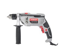 Дрель ударная ПОБЕДА, ДУ-13/1135(1135Вт, с ударом,0-3000об/мин, 48000ударов,реверс,оснастка 13мм) 120301135