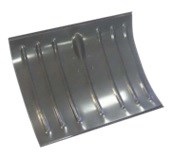 Лопата снеговая  428х375х0,8мм, оцинкованная сталь ф32 тротуарная без черенка 00051