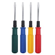 Отвертка SL   6,0х 75мм с мет. фиксатором, 4 цвета ЕРМАК 2 в 1, 651-967