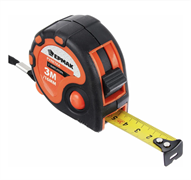 Рулетка   3мх16мм ЕРМАК двукомп. корпус 3 фиксатора  658-124