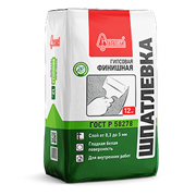 Шпатлевка финишная гипсовая 12кг Старатели (99шт/п) 2551