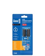 Клей эпоксидный двухкомпонентный прозрачный KUDO HOME, 6мл KBS-750