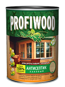 Антисептик PROFIWOOD 3 в 1 лаковый атмосферостойкий алкидный бук 8 кг (1шт) 67019